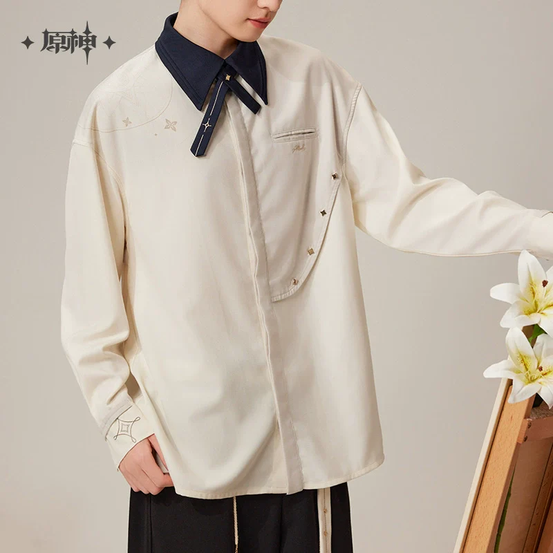 Genshin Impact Albedo Theme Series Casual Shirt - Image 2
