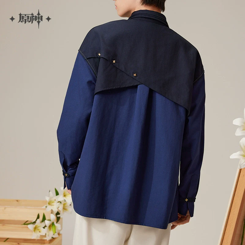 Genshin Impact Albedo Theme Series Casual Shirt - Image 5
