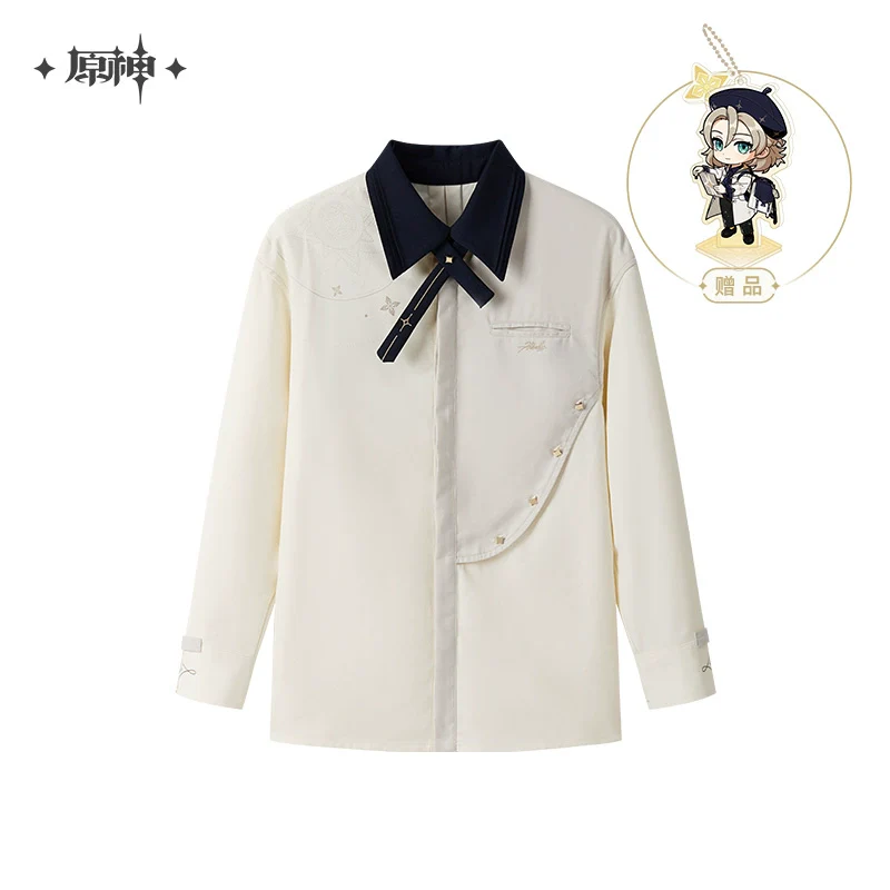 Genshin Impact Albedo Theme Series Casual Shirt - Image 6