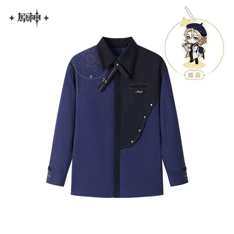 Genshin Impact Albedo Theme Series Casual Shirt - Image 7