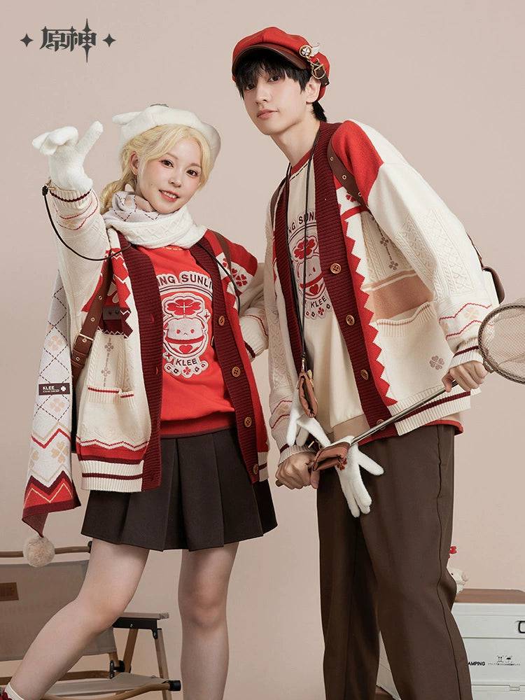 Genshin Impact Klee-Themed Series Knitted Cardigan - Image 7