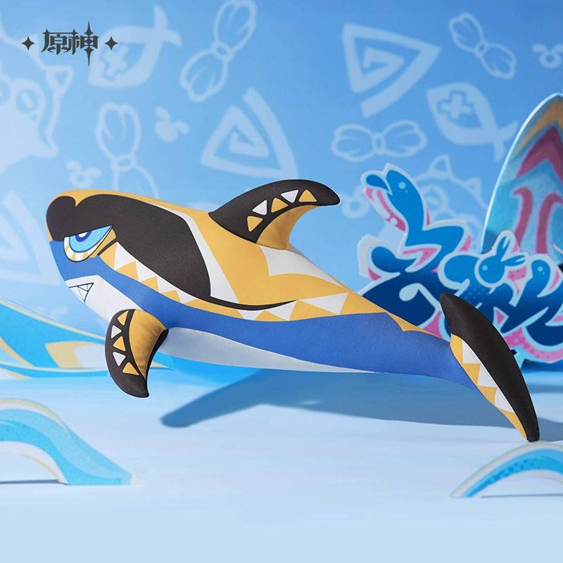 Genshin Impact Mualani's Shark Ice Silk Pillow Plush - Image 3