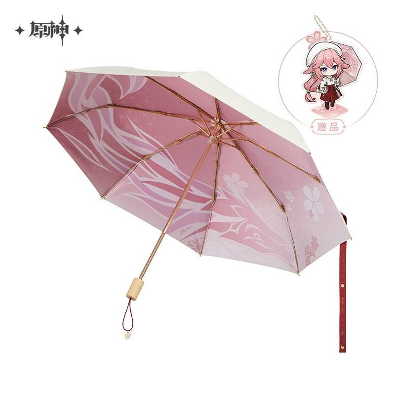 Genshin Impact Yae Miko Theme Folding Umbrella - Image 3