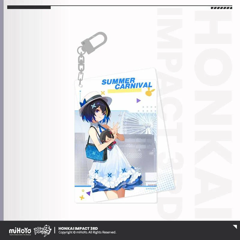 Honkai Impact 3rd Acrylic Quicksand Keychain Summer Carnival Series - Image 10