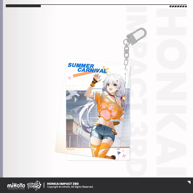 Honkai Impact 3rd Acrylic Quicksand Keychain Summer Carnival Series - Image 3
