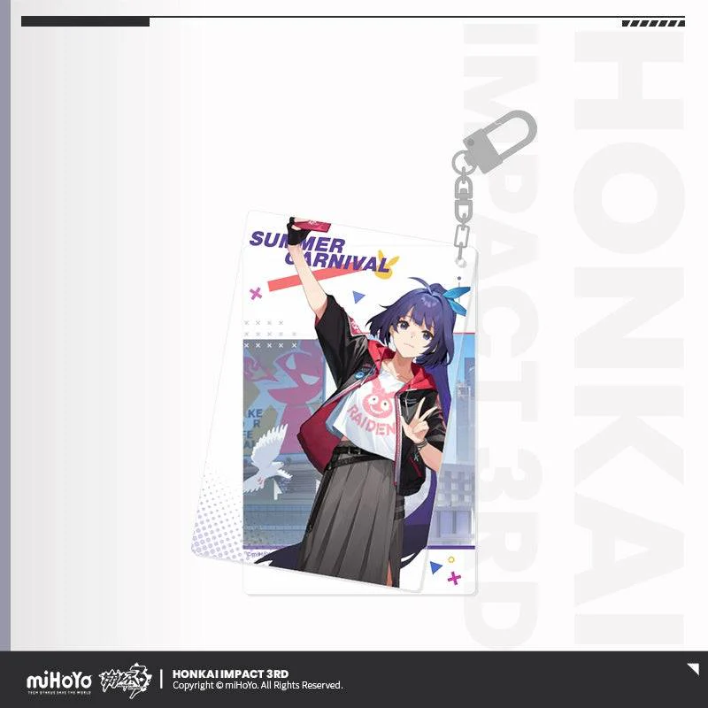 Honkai Impact 3rd Acrylic Quicksand Keychain Summer Carnival Series - Image 8