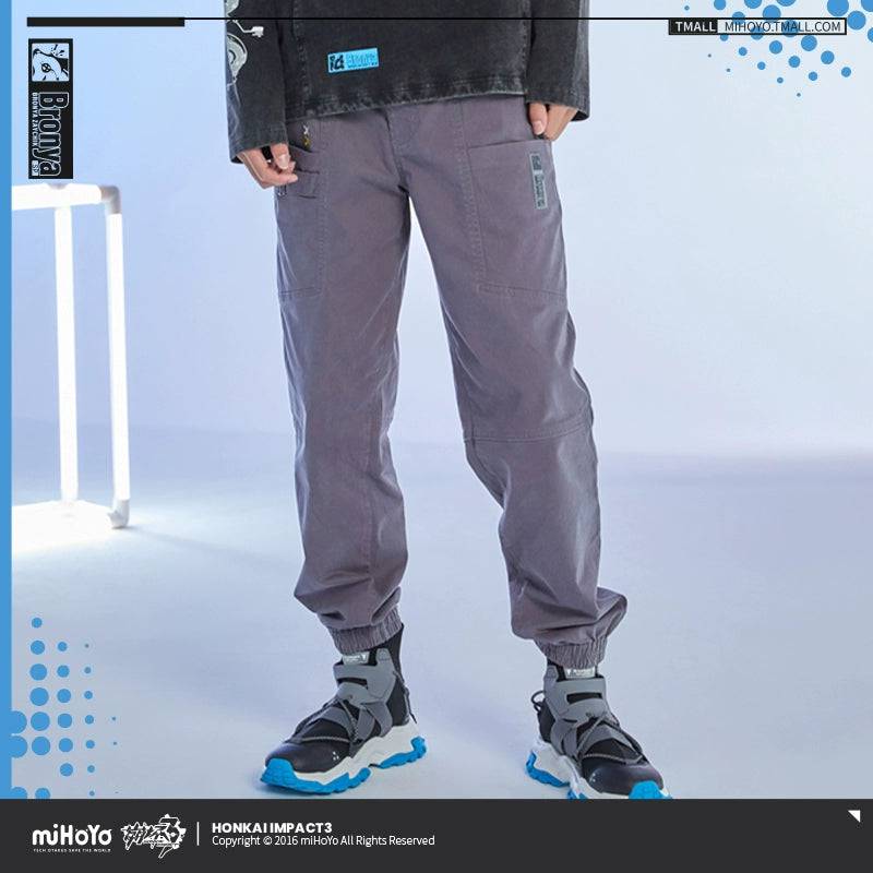 Honkai Impact 3rd Bronya Zaychik Haxxor Bunny Theme Casual Pants - Image 2