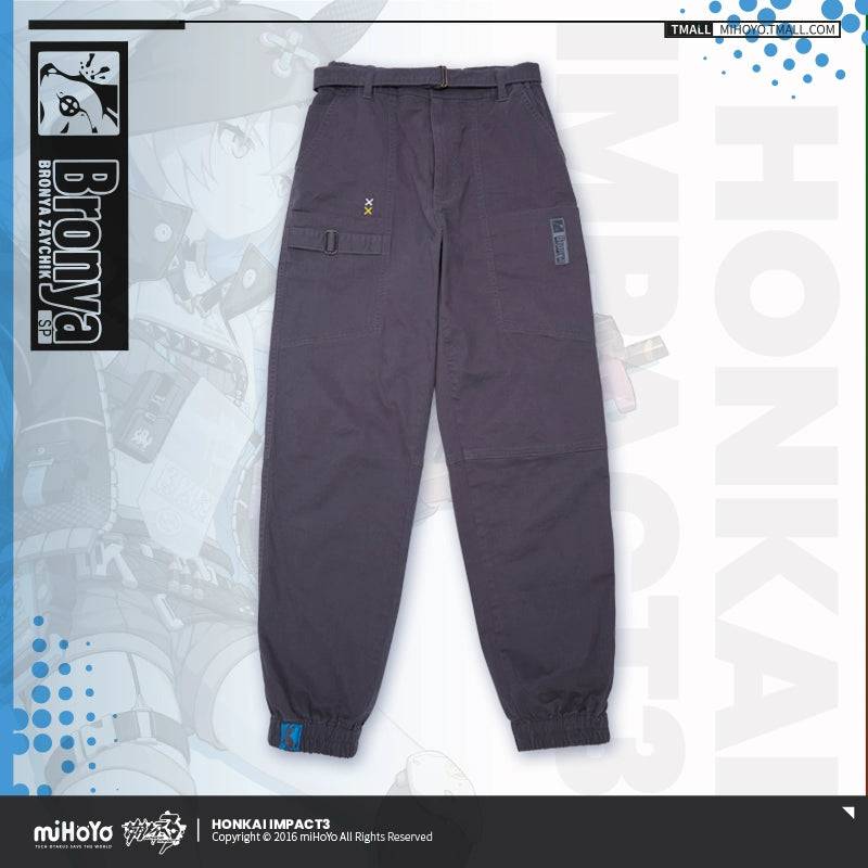 Honkai Impact 3rd Bronya Zaychik Haxxor Bunny Theme Casual Pants - Image 8