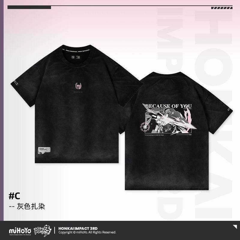 Honkai Impact 3rd Elysia Because of You Theme T-Shirt - Image 12