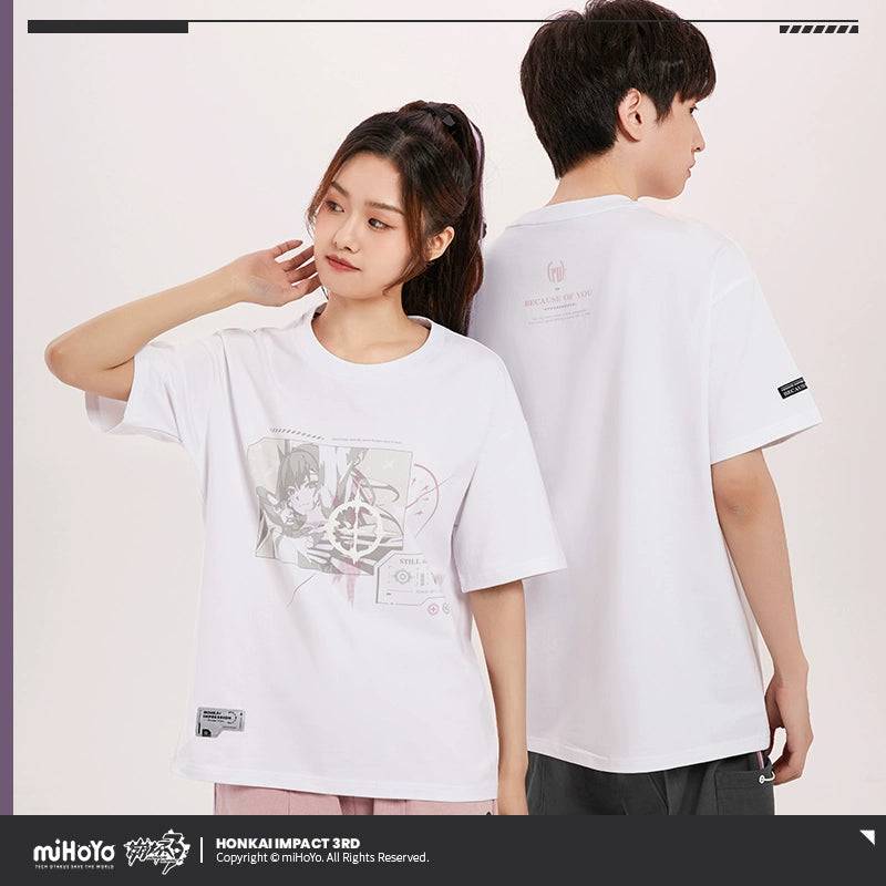 Honkai Impact 3rd Elysia Because of You Theme T-Shirt - Image 6