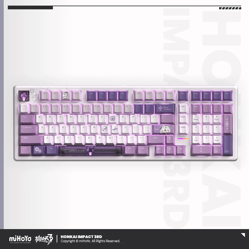 Honkai Impact 3rd Kiana Herrscher of Finality Theme Keyboard - Image 2