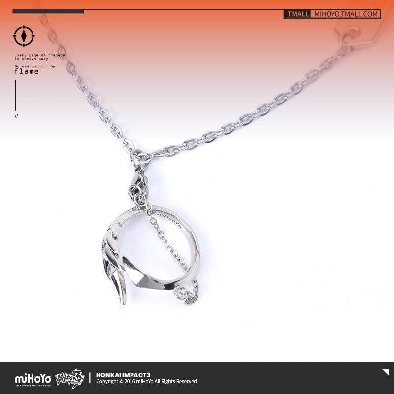 Honkai Impact 3rd Kiana Herrscher Of Flamescion Theme Necklace and Ring Set - Image 3