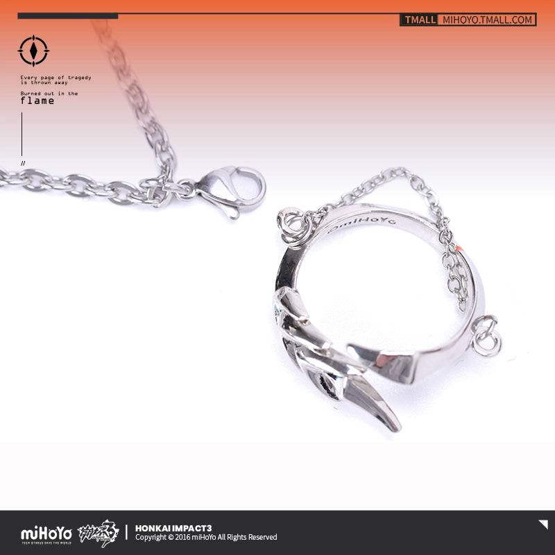 Honkai Impact 3rd Kiana Herrscher Of Flamescion Theme Necklace and Ring Set - Image 6