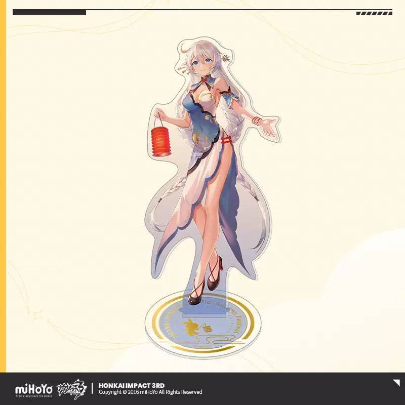 Honkai Impact 3rd Kiana Mei Bronya Acrylic Stand Chinese New Year Edition - Image 2