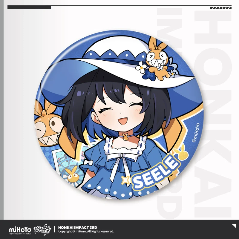 Honkai Impact 3rd Paradise Tinplate Badge Collection - Image 10