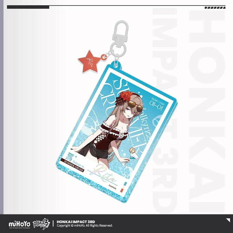 Honkai Impact 3rd Summer Collection Quicksand Acrylic Pendant - Image 7