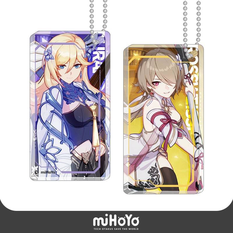 Honkai Impact 3rd Valkyrie Selector Card Thick Acrylic Pendant
