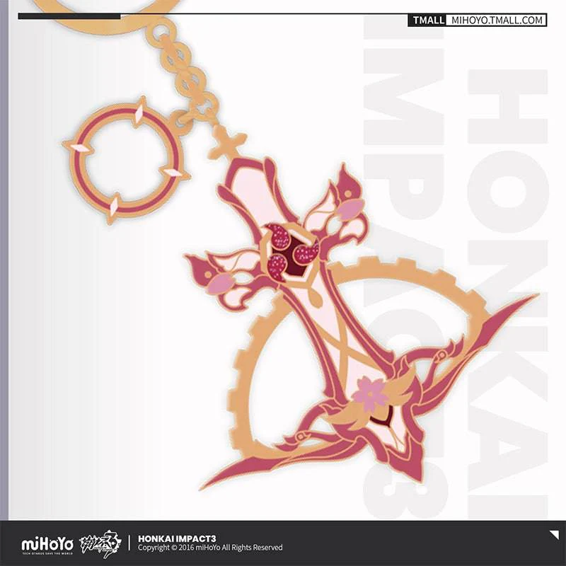 Honkai Impact 3rd Valkyrie Weapon Metal Pendant Keychain - Image 7