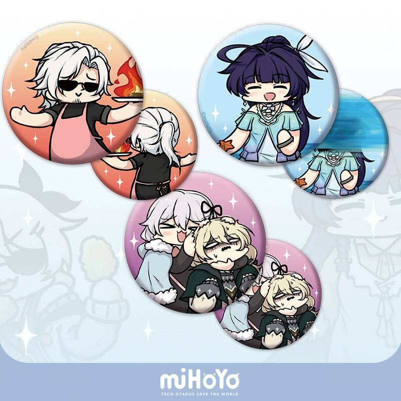 Honkai Impact 3rd Valkyrie's Table Emoji Badge Blind Box (Single Draw) - Image 2